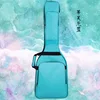 Sac de guitare électrique amélioré bleu tiffany + repose-nuque