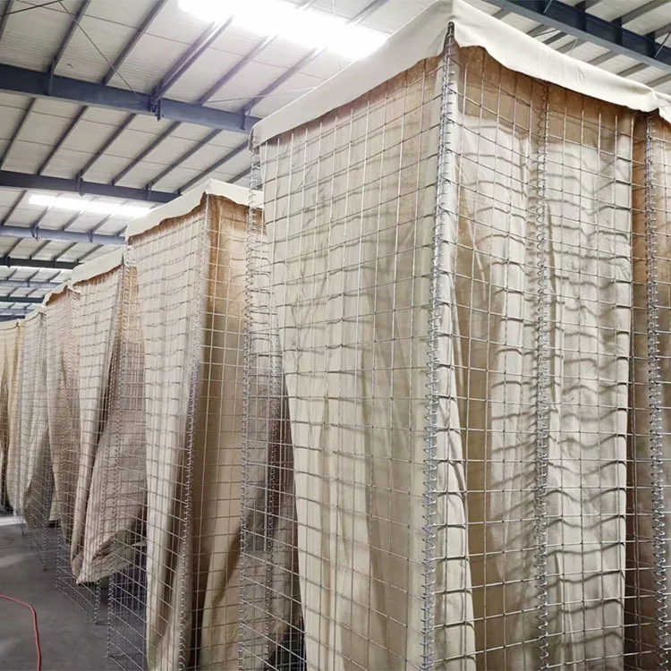 Galvanized Gabion Nets Factory Reasonable Structural Design Bastion Barrier