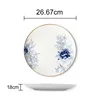 white-10.5 inch plate