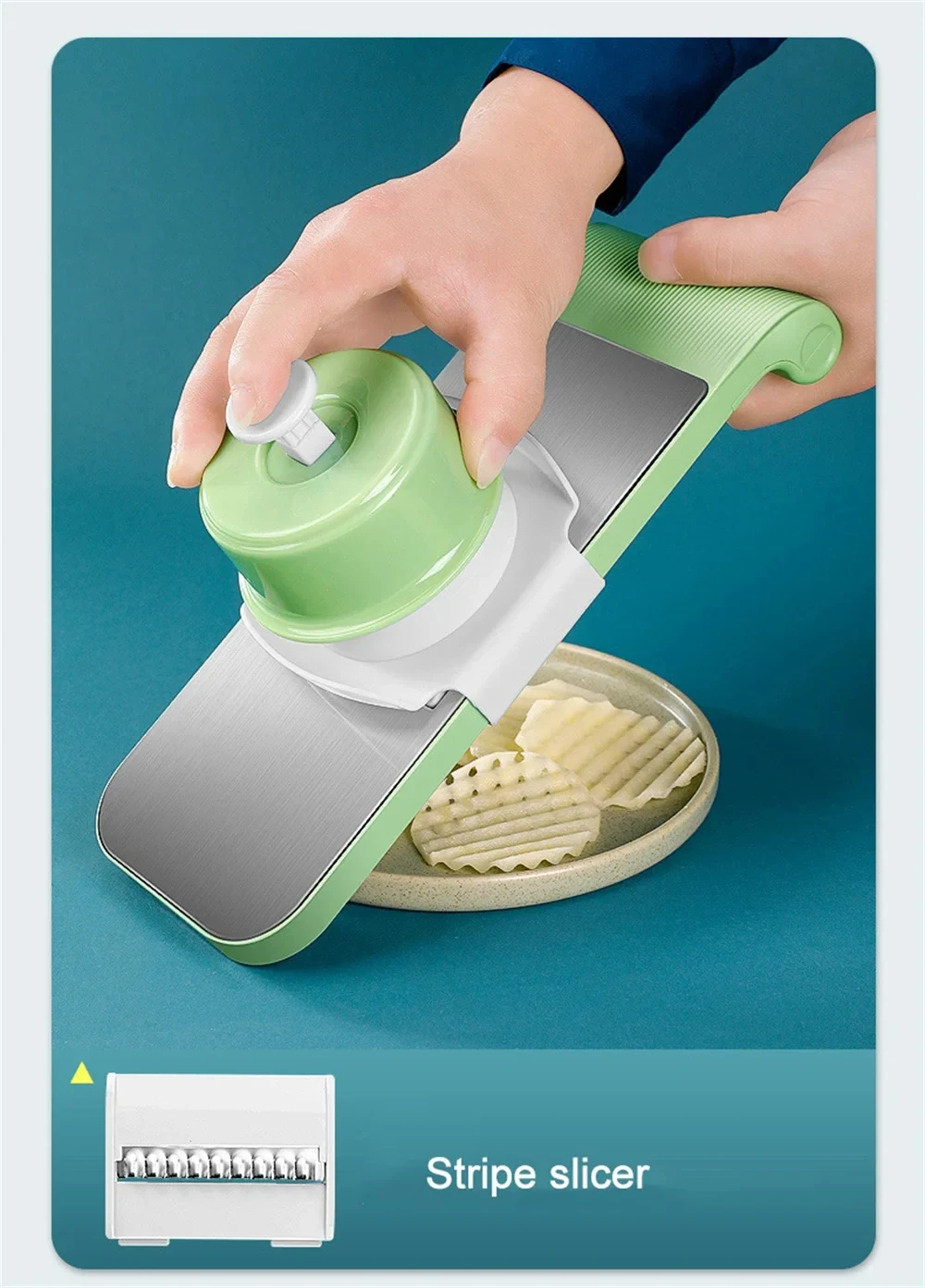 Multifunctional Stainless Steel Potato Peeler Food Slicer Mandoline Vegetable Cutter Grater Slicer Chopper