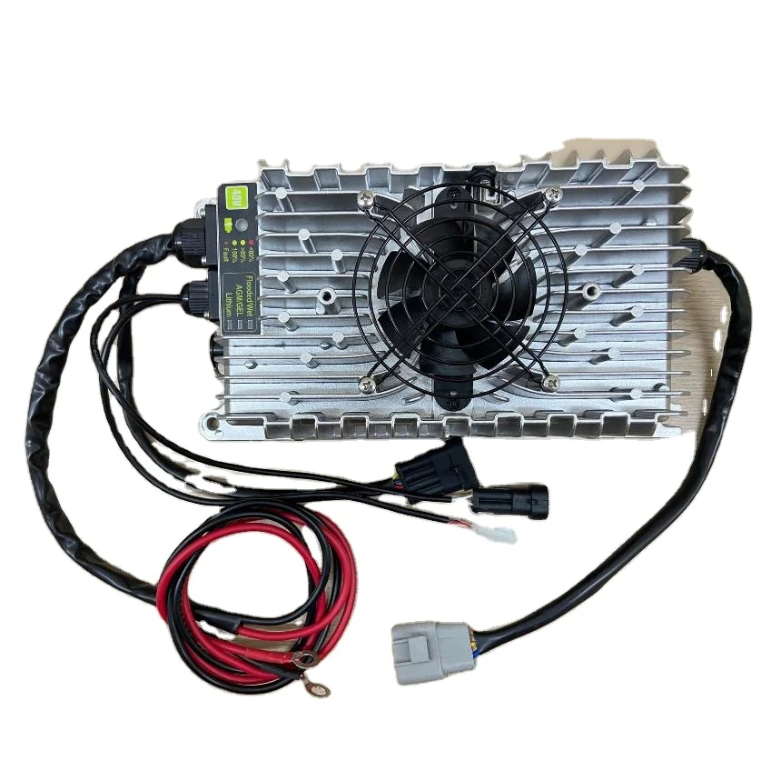 リチウムバッテリー充電器 48V 20A/30A DM48PB1K8C IP67防水対応