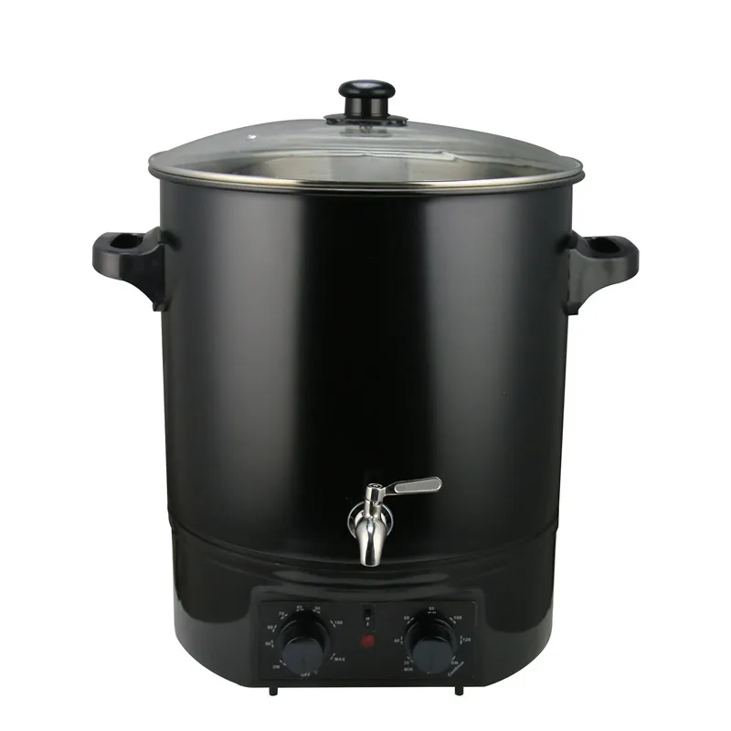 プラグの 27l大型キャンドルワックス溶解ポットマシン電気大豆ワックスメルターマシン卸売用 Buy Wax Melter Machine