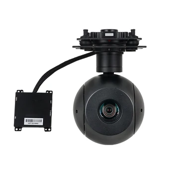 Foxtech SEEKER-10 AI 10X Optical Zoom AI Tracking Geo Tagging 3 Axis Gimbal Camera for UAV Drone Inspection Aerial Photography