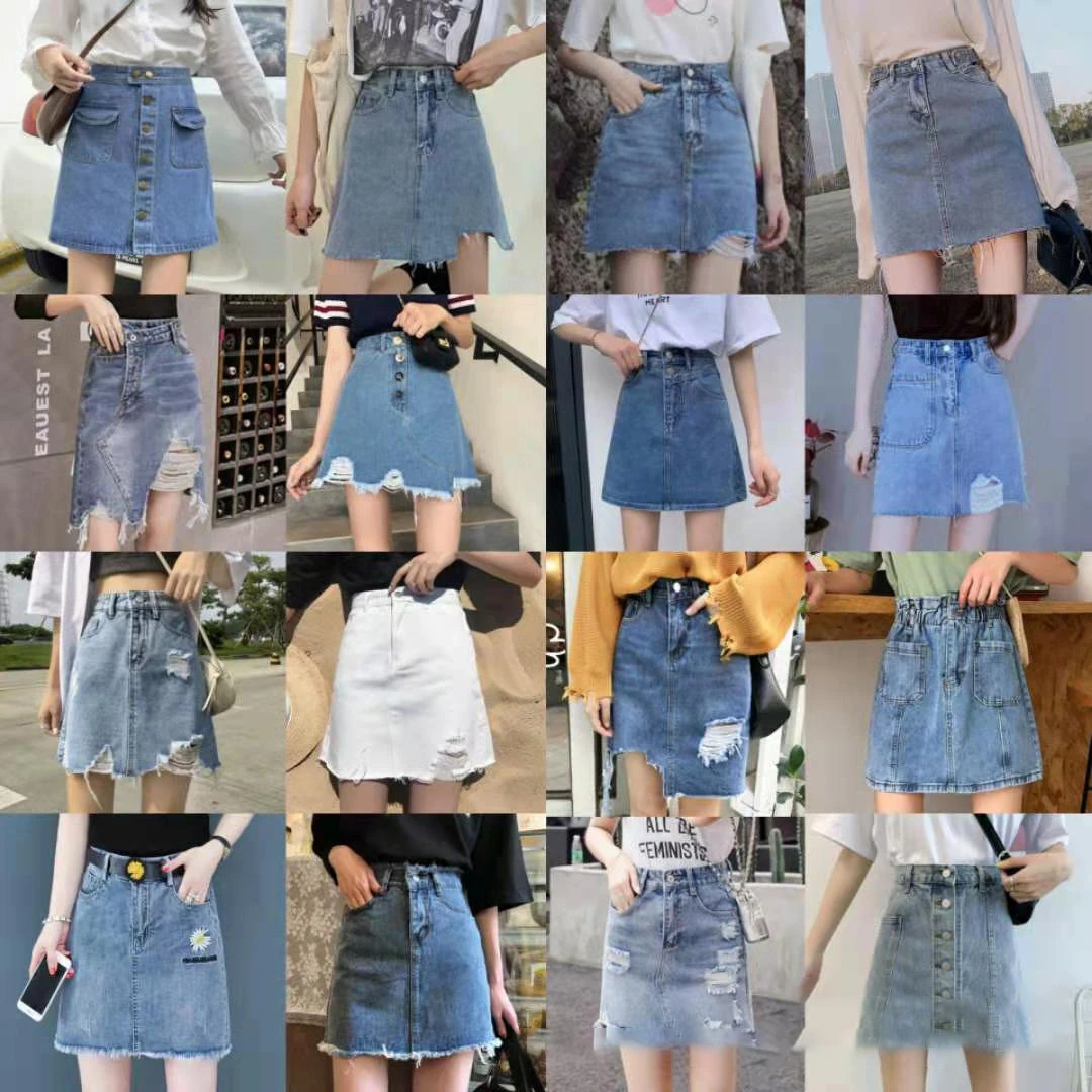 Women Denim Skirts,Ladies Jeans Skirts 
