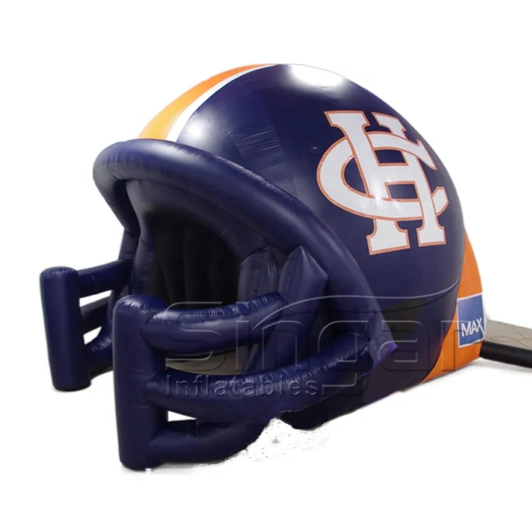 Source customized large 3D inflatable helmet/inflatable football