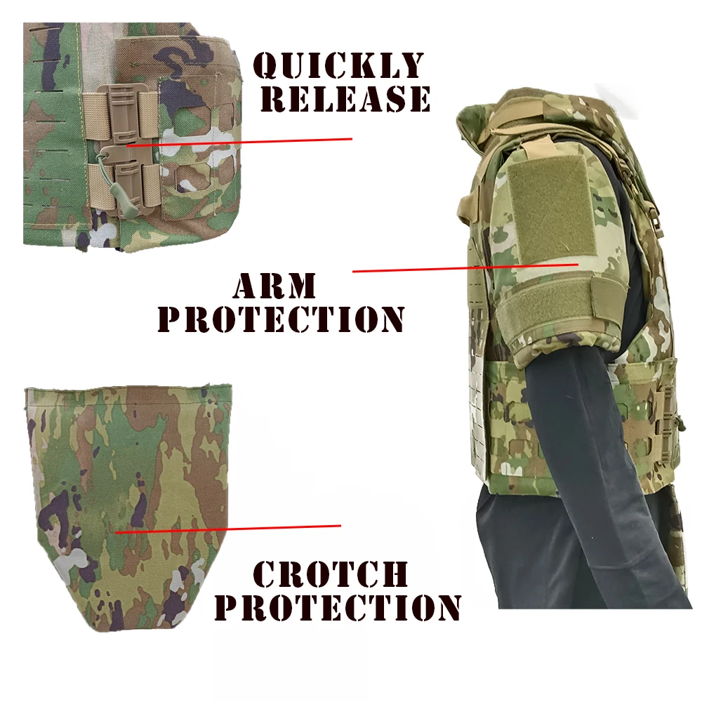 Sturdyarmor 1000d Cp Full Body Coverage Protective Gear Tactical Plate ...