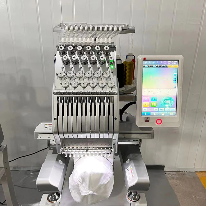 High-quality Computerized Embroidery Machine with 500 Patterns