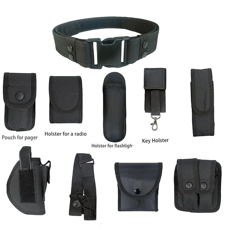 High Quality Durable Wear-resistant Tactical Duty Belt Tactical Portable Gift Box Duty Security Tactical Equipment System Set