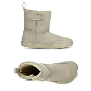 Custom logo Outdoor Walking Barefoot Shoes Men Kids Wide Toe Box Snow Boots Basic Waterproof Warm Winter Boots for Men Women OEM