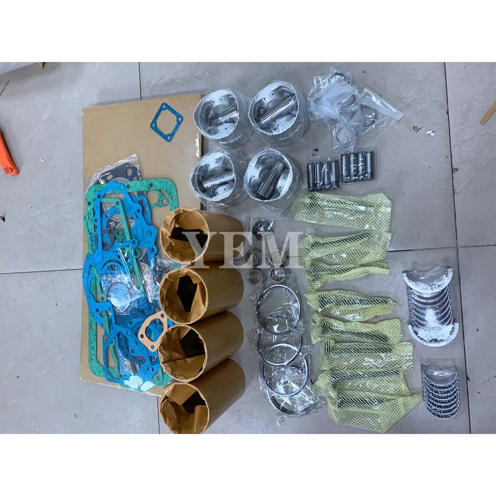 Engine Rebuilding Kit With Full Gasket Set Valves Kit Bearing Set Fit for Mitsubishi K4N Engine Spare Parts