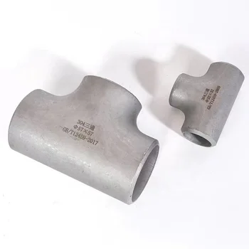 Hot selling 1/2 inch to 42 inch stainless steel welded tees/equal diameter reducing tees