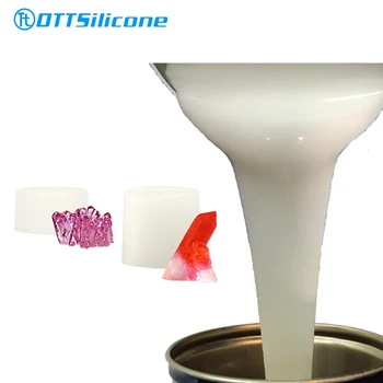 platinum cure food grade liquid silicone for epoxy or polyurethane resins