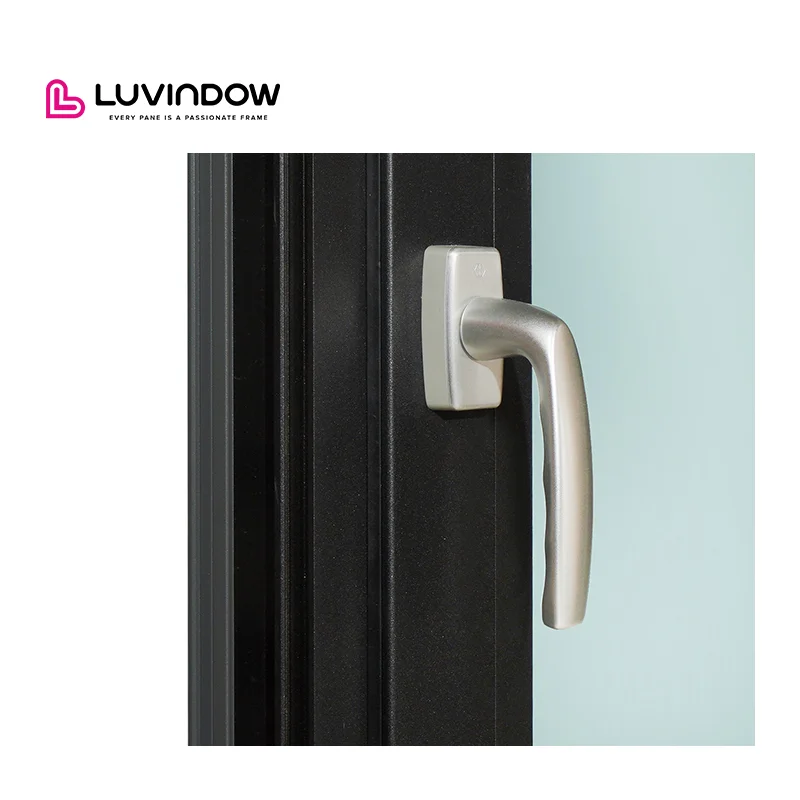 China Manufacturer's Advanced White Aluminum Windows Thermal Break Tilt Turn Double Glazed Low E Glass Louver Energy