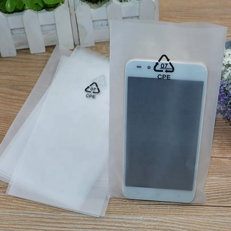 Custom Cheap Simple Flat Mobile Phone Packaging Bag Electronic Packaging Material Custom Printing OEM Service Accepted