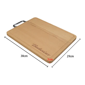 Kitchen Serving Wood Double Sided Cutting Boards Wooden Chopping Board