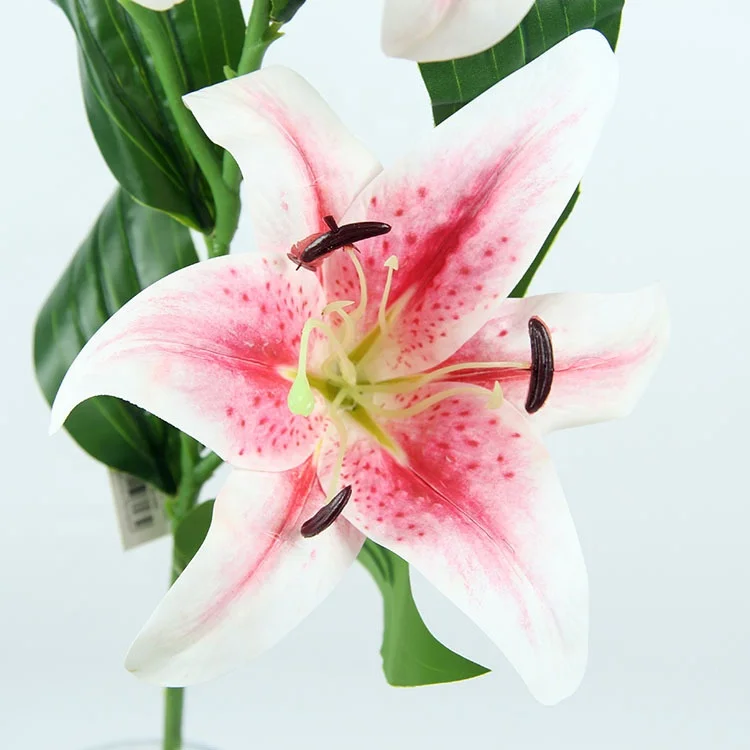 Lily❤️ XMMSWDLA 10 Heads Artifical Lily Flowers, Long Stem