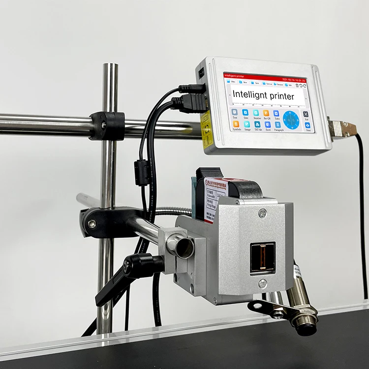 Automated Inkjet Printers for Barcode Marking for Logistics and Battery Printing Beverage Bottle Expiration Date Printer