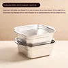 Bassin carré solide + bassin de drainage 26CM [set]