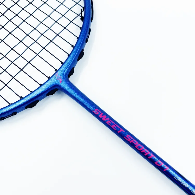 China Manufacturer Factory Supply Carbon Badminton Racket 5U Elastic & Durable Professional Racket for Player