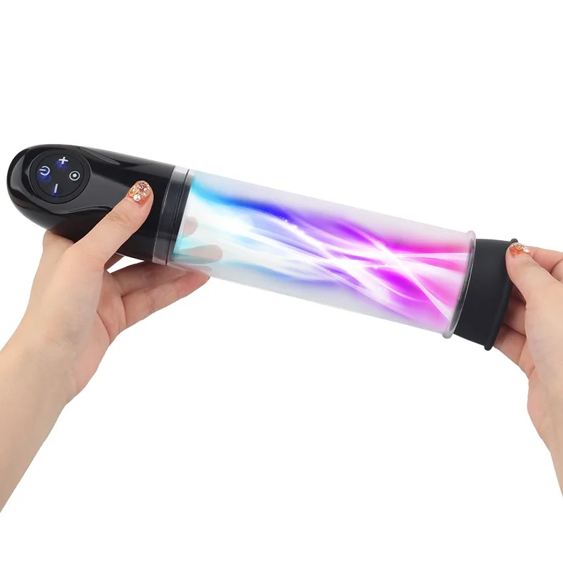 Electric Penis Pump - USB Rechargeable Vibrator Vacuum for Male Erection  Training & Penis Enlargement - Sex Toys for Adults