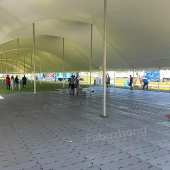 Outdoor Heavy Weight Duty Anti-slip Grass Protective Flooring for Event Decking Roll Up Design Concert Floor