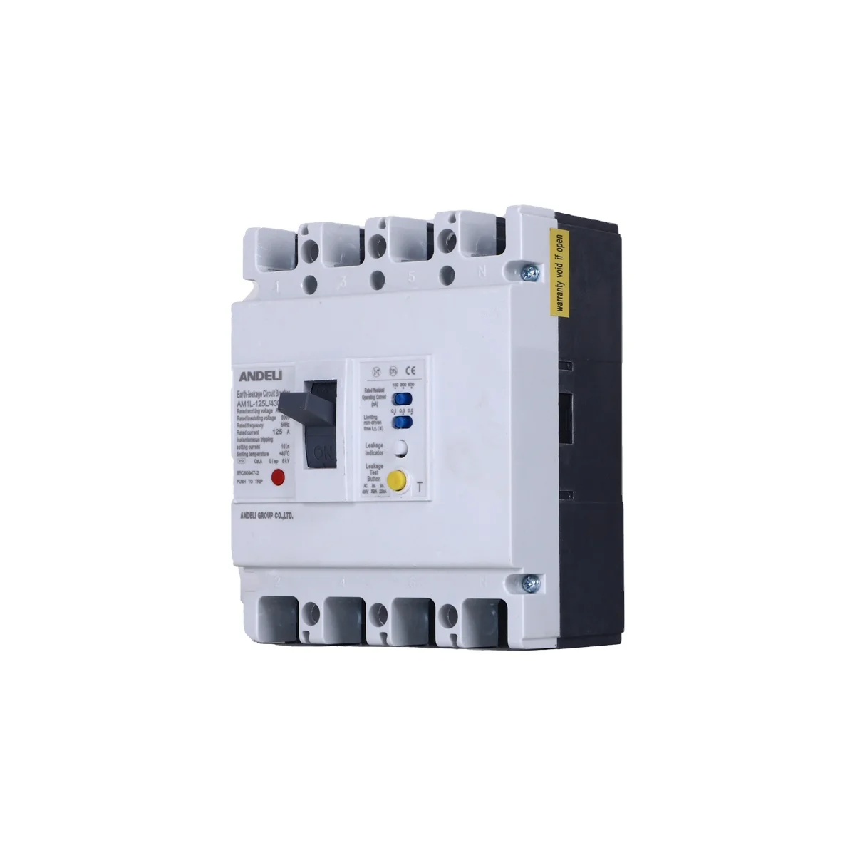 ANDELI AM1L-125/4300 10 16 20 25 32 40 50 63 80 100  Amp Electric Elcb 60a 100a Circuit Breaker Price