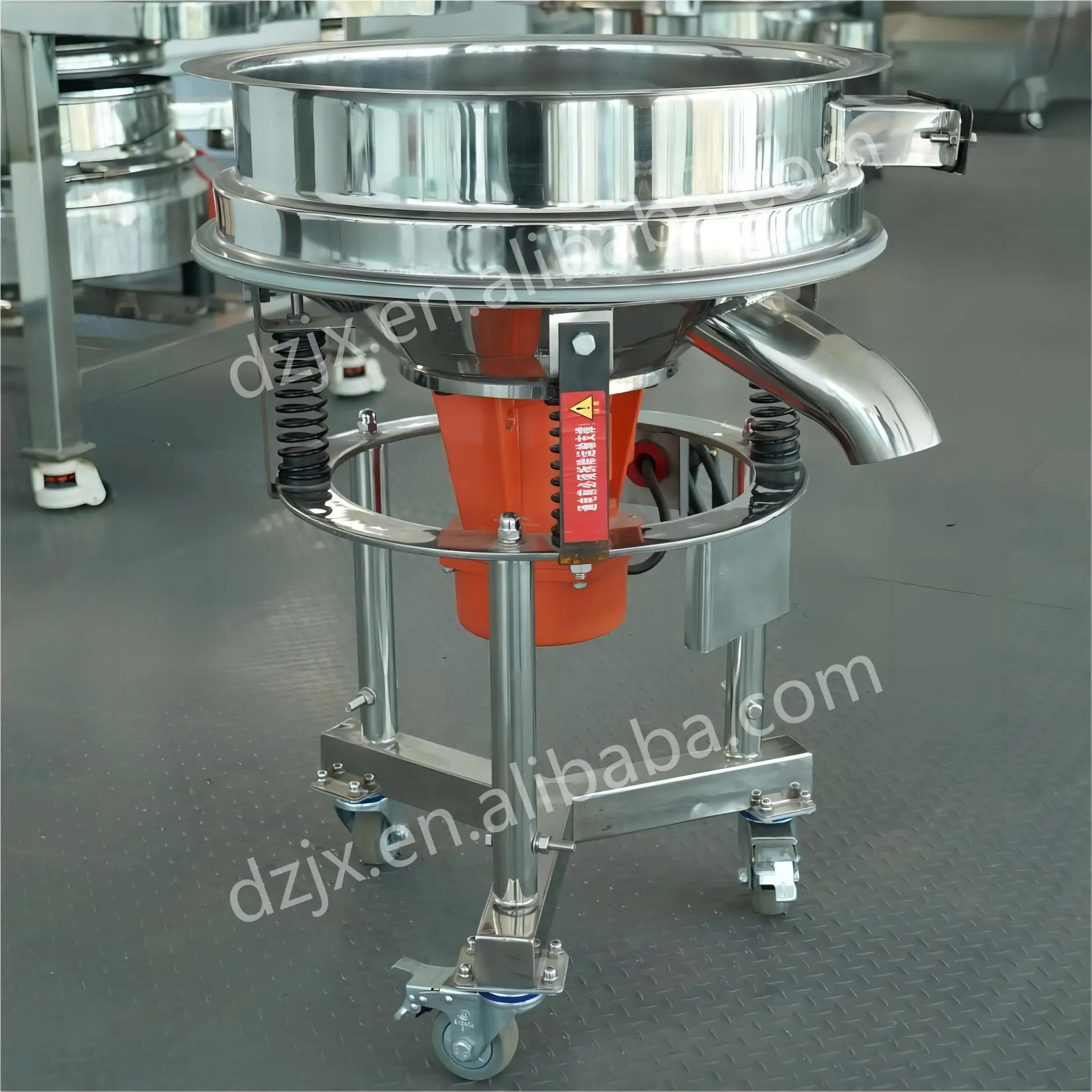 DZJX Ceramic Slurry High Frequency Vibrating Screen Sieve Vibro Powder Sieving Machine