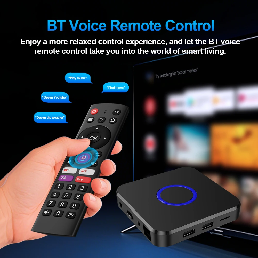 Topleo 4K TV Box Android ONN 8k Smart TV Certified High Quality Custom Application 5G WiFi Android 10 Tv Box