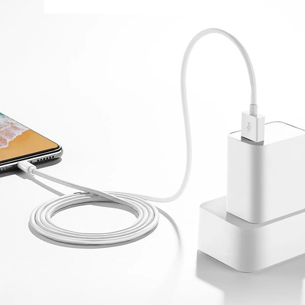 Высококачественный USB-кабель для iPhone 2 1 А быстрой зарядки и передачи данных зарядный кабель зарядное