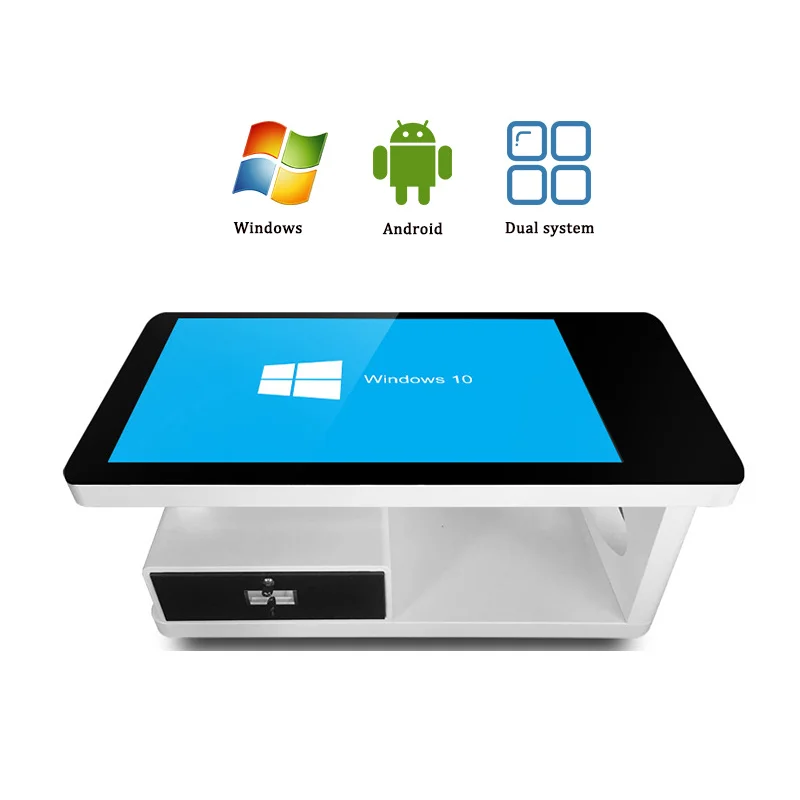 Сенсорный палец цифровой вывески умный сенсорный экран игровой стол мультитач круглый Интерактивный Стол музей