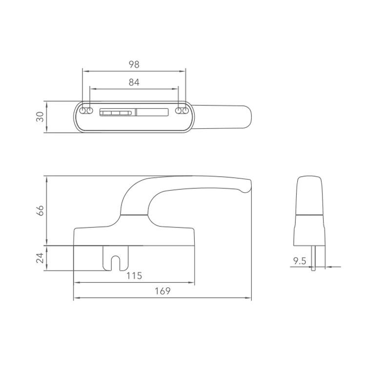 DOOR HANDLE for ALUMINUM WINDOW and WINDOW HANDLE for ALUMINUM DOOR