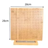 Bambou 28*28 cm avec finition laquée transparente, comprend 15 tiges en acier