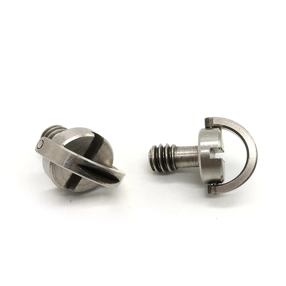Kameras ch raube 1/4 Stativ schraube D-Ring geschlitzter Schnell verschluss adapter Kamera-Montages ch raube