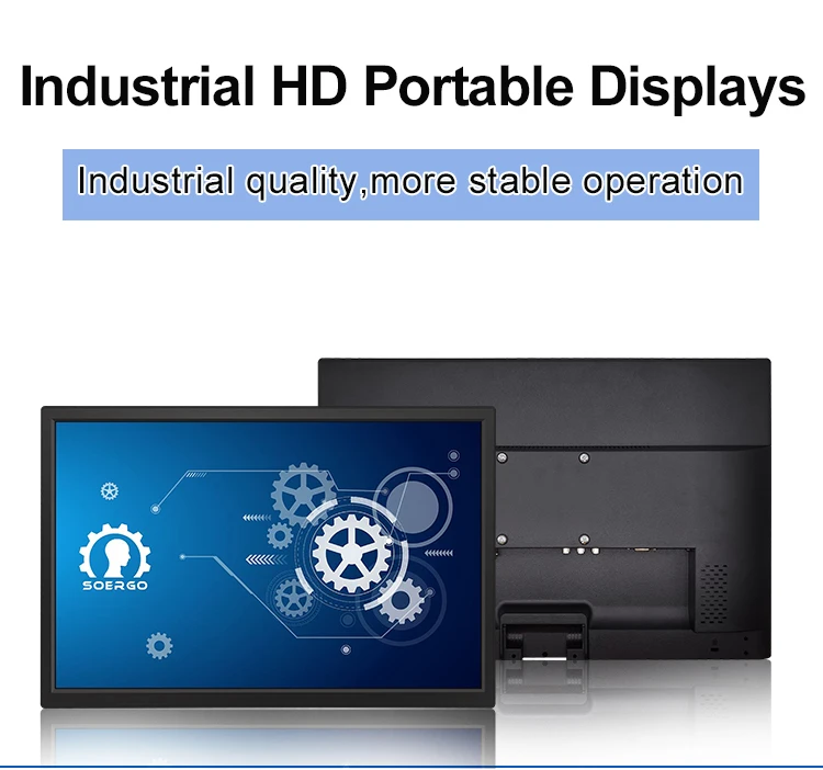 21.5 Inch 1920*1080 HD-MI VGA AV BNC USB Wide Screen Plastic TFT VESA Wall Mounted Industrial Lcd Monitor