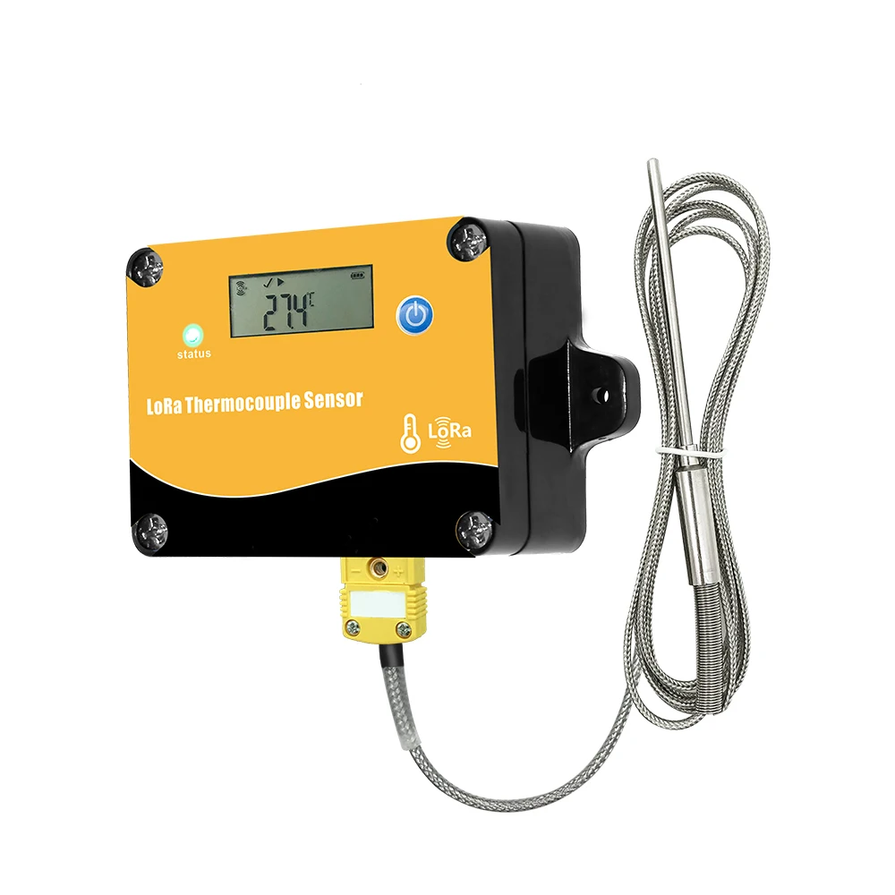 Wireless Lora Temperature Long Range k Type Thermocouple Transmitter