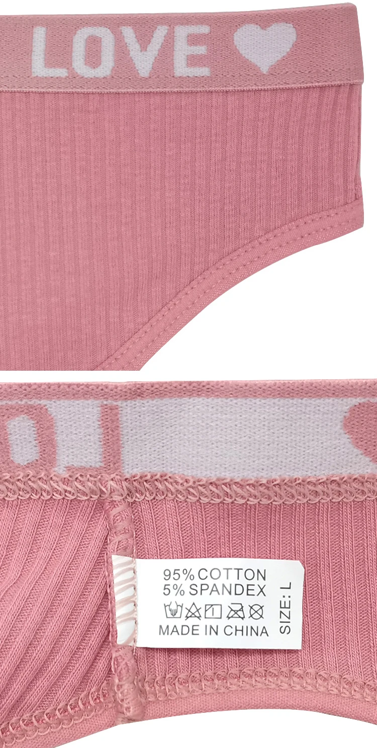 New Style Lady Underwear Multicolors Women's Ribbed Briefs Bikini