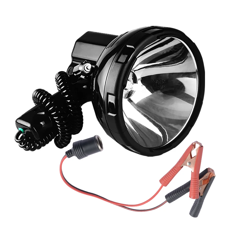 Best-selling HID Hunting Searchlight External 12V Car Portable Marine Searchlight Bright 55W Xenon Searchlight