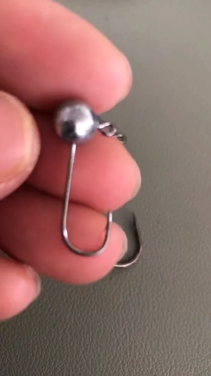 Superiorfishin Unpainted Jig Head Lead Ball Jig Hook Round Jig Head