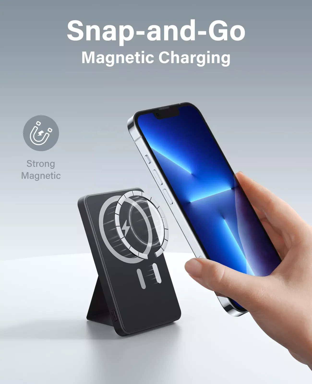 3 In 1 Folding Wireless Charger 10000mah Ultra Thin