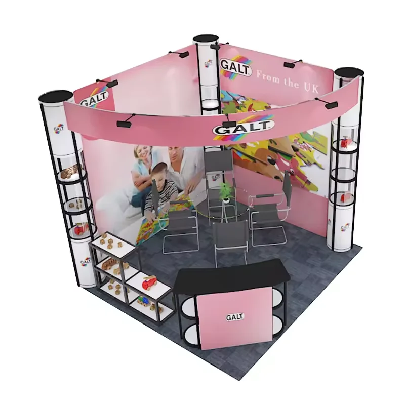 Tian Lang Aluminum Exhibition Booth Trade Show Display Portable Exhibition Booth Stand 3x3 For Advertising