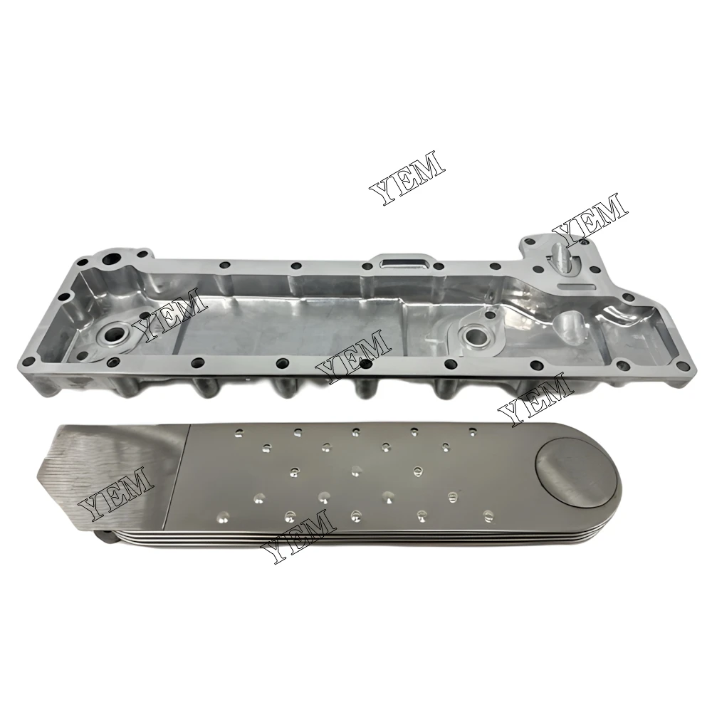 Engine Spare Parts 4BD1 Oil Cooler Core and Cover for Isuzu