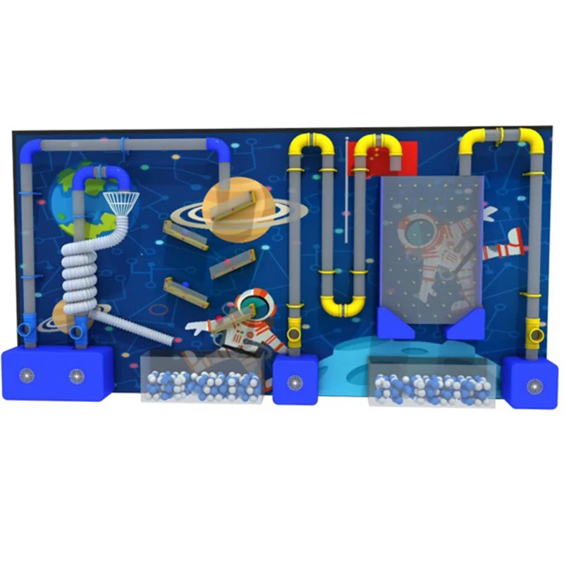 New Product indoor playground kids Interactive Science Wall indoor kid playground Pipe Toys
