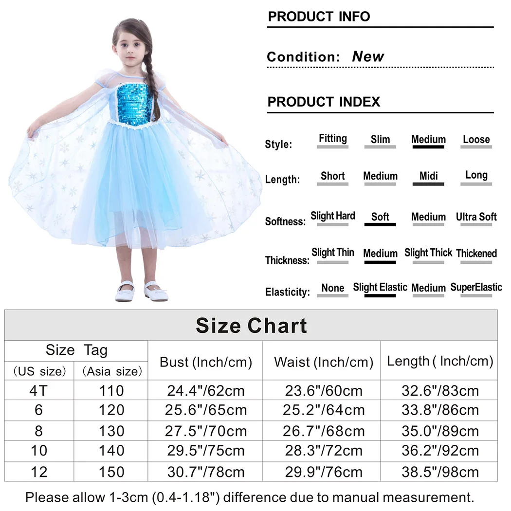 21 New Product Girl Elsa Princess Tv Movie Costume Girl Princess Dress For Dress Up Party Buy Girl Princess Dress Children Dress Girls Dress Suit Girls Halloween Christmas Dress Up Catwalk