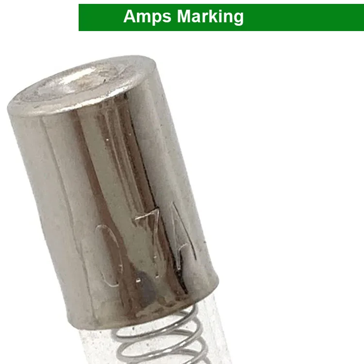 High Voltage Glass Tube Fuse 5kv 0.4a 0.5a 0.6a 0.7a 0.8a 1a Microwave