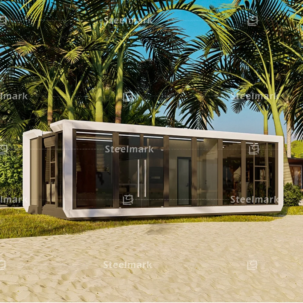 Outdoor Prefab House Living and Working Apple Cabin Modular Design ...