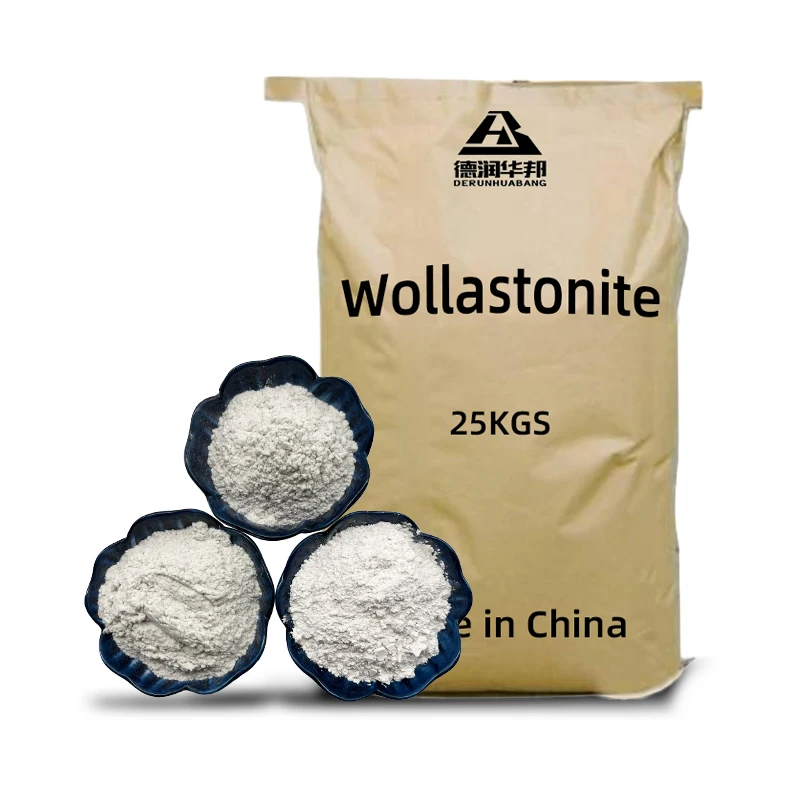 CAS 1344-95-2 Wollastonite Powder 200mesh, Factory Direct Price Mineral Wollastonite