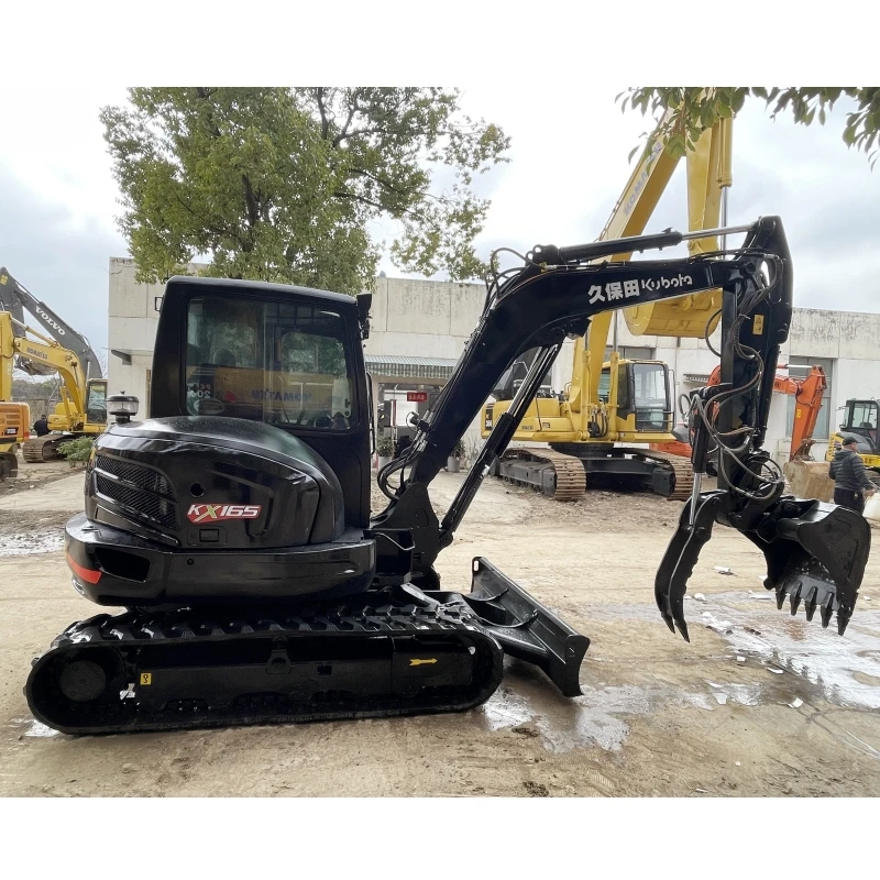 5.5 Ton Mini Used Excavator Kubota Kx165 DPF 90% New Good Condition for Sale 2022 Machine Hydraulic Crawler