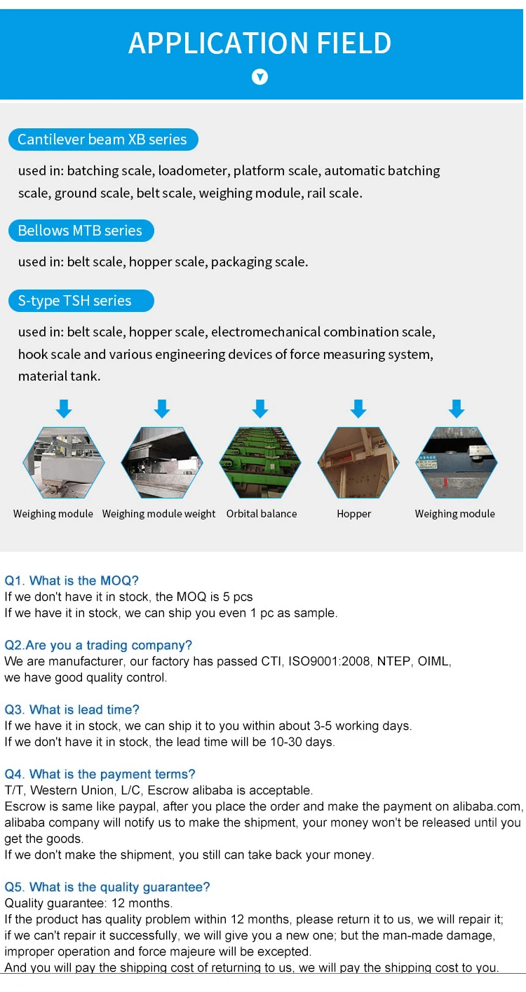Truck Scale Load Cell - Digital Column Compression Sensor