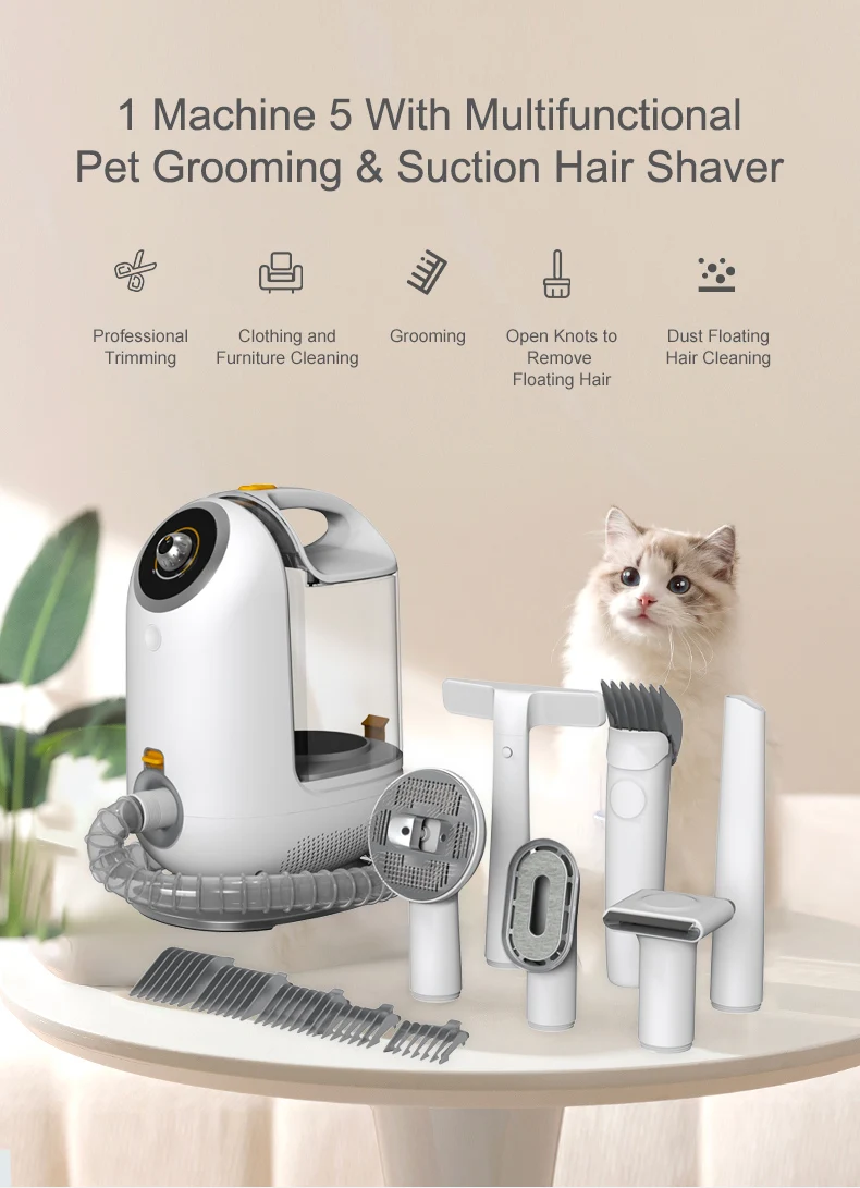 Multifunctional Electric Shaver For Cats And Dogs Hair Aspirator Device Convenient Pet Care