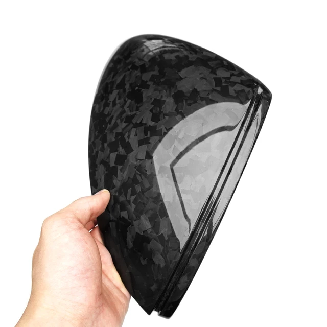 LHD RHD replacement dry carbon fiber material rearview mirror cover for porsche cayenne 9Y0.1 9Y0.2 2018-